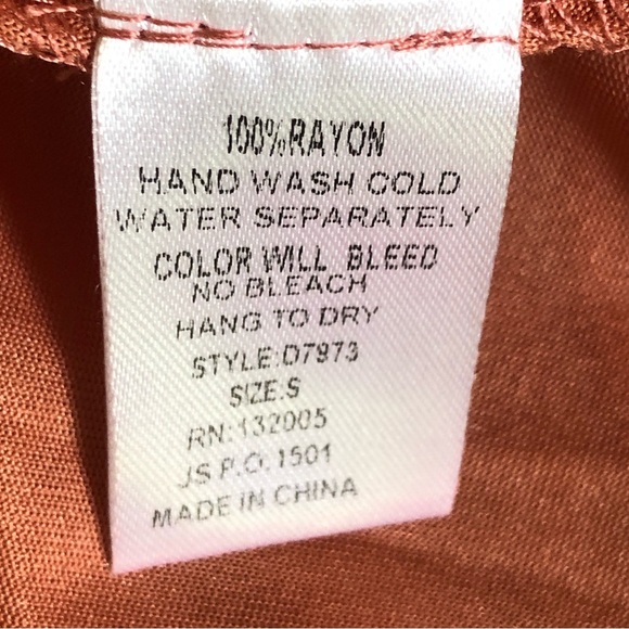 Rust colored sundress - Picture 5 of 5